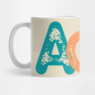 INITIAL AC LETTERS A  AND C Mug